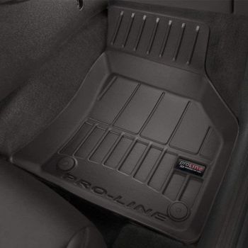 Πατάκια Σκαφάκια 3D Proline Series Από Λάστιχο TPE Για VW Golf 7 VII/T-Roc 18+/Leon 5F 12-19 Frogum 4 Τεμάχια Μαύρα