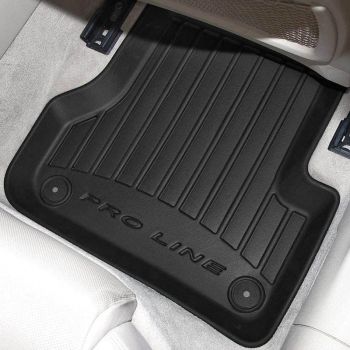 Πατάκια Σκαφάκια 3D Proline Series Από Λάστιχο TPE Για VW Golf 7 VII/T-Roc 18+/Leon 5F 12-19 Frogum 4 Τεμάχια Μαύρα