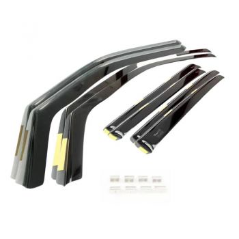 Ανεμοθραύστες Heko Για Suzuki S-Cross (2021+) 5 Πορτο - Φιμέ Χρώμα Σετ 4 Τεμάχια Εμπρός Και Πίσω 28659