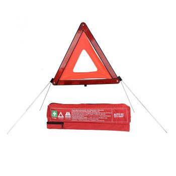 Σετ Ασφαλείας Αυτοκινήτου / Σετ ΚΤΕΟ 4 Τεμάχια Σε Θήκη Με Φερμουάρ Τρίγωνο, Φαρμακείο, Γιλέκο, Πυροσβεστήρας 750ml