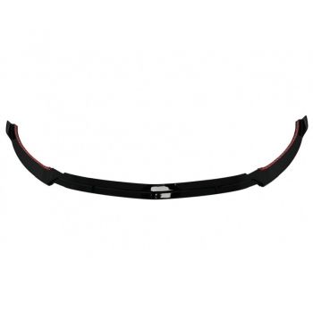 Μπροστινό Spoiler Για Mercedes-Benz E-Class W213 S213 C238 A238 Facelift (2020-Up) Amg Line Μαύρο Γυαλιστερό 3 Τεμάχια