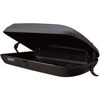 Μπαγκαζιέρα Οροφής Αυτοκινήτου Rackit 320lt Carbon Με Μονό Άνοιγμα