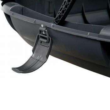 Μπαγκαζιέρα Οροφής Αυτοκινήτου Rackit 400lt Carbon Με Διπλό Άνοιγμα