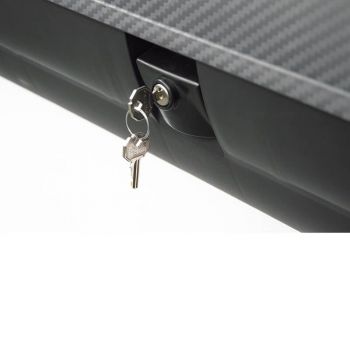 Μπαγκαζιέρα Οροφής Αυτοκινήτου Rackit 400lt Carbon Με Διπλό Άνοιγμα