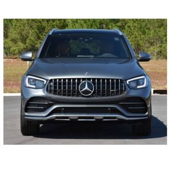 Μπροστινά Φανάρια Set Για Mercedes-Benz GLC C253/X253 Upgrade Σε Facelift Look 20210-2021 Μαύρα Full Led DRL Με Μοτέρ Carner