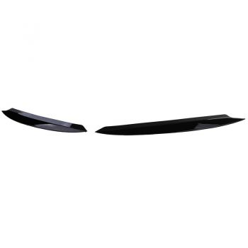 Φρυδάκια Μπροστινών Φαναριών Για VW Golf 7 12-21 Evil Eye Μαύρο Γυαλιστερό 2 Τεμάχια