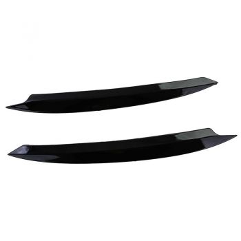 Φρυδάκια Μπροστινών Φαναριών Για VW Golf 7 12-21 Evil Eye Μαύρο Γυαλιστερό 2 Τεμάχια