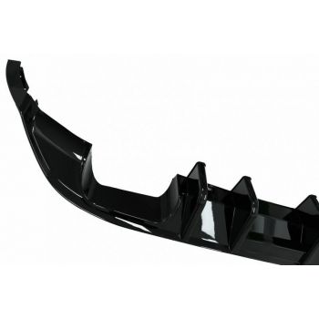 Diffuser Πίσω Προφυλακτήρα Για VW Golf VII (7.5) 17-20 Facelift R-Look Μαύρο Γυαλιστερό