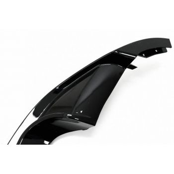 Diffuser Πίσω Προφυλακτήρα Για VW Golf VII (7.5) 17-20 Facelift R-Look Μαύρο Γυαλιστερό