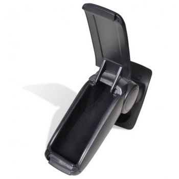 Κονσόλα Χειροφρένου Τεμπέλης  "Oem" Design Για Ford Fiesta 2009-2017 Δερματίνη Μαύρο Χρώμα