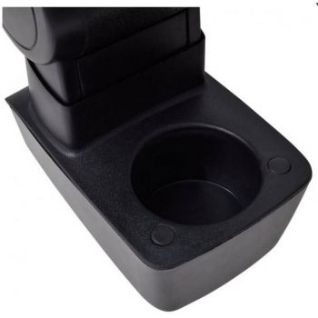 Κονσόλα Χειροφρένου Τεμπέλης  "Oem" Design Για Ford Fiesta 2009-2017 Δερματίνη Μαύρο Χρώμα