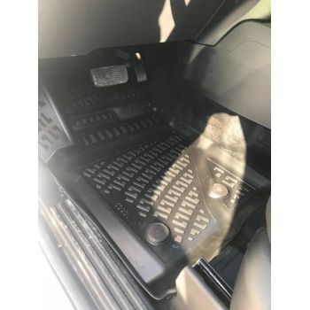 Πατάκια Σκαφάκια 3D Από Λάστιχο TPE Για Ford Ranger & Raptor T9 2023+ Rizline 4 Τεμάχια Μαύρα