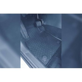 Λαστιχένια Πατάκια Geyer & Hosaja Για Volkswagen Polo, Seat Ibiza, Seat Arona Crossover 2017+  / Audi A1, Skoda Fabia, Volkswagen T-Cross 2018+  / Taigo 2020+  4 Τεμάχια Μαύρα 889/4C