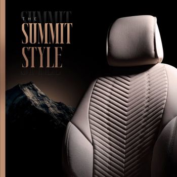 Καλύμματα Αυτοκινήτου Otom "Advanced Leather" Universal Δερματίνη / Λινό Ύφασμα Σετ Εμπρός / Πίσω 11 Τεμαχίων Μπεζ ΑDV-105