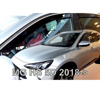 ΑΝΕΜΟΘΡΑΥΣΤΕΣ ΓΙΑ MG MG3 III 5D 2024+ ΖΕΥΓΑΡΙ ΑΠΟ ΕΥΚΑΜΠΤΟ ΦΙΜΕ ΠΛΑΣΤΙΚΟ HEKO - 2 ΤΕΜ.