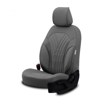 Καλύμματα Αυτοκινήτου Otom Progressive Design Universal Full Δερματίνη Σετ Εμπρός / Πίσω 11 Τεμαχίων Γκρι ΡRG-103