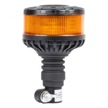 ΦΑΡΟΣ HEAVY DUTY W28P 12/24V 16LED ΕΛΑΣΤΙΚΟΣ ΒΙΔΩΤΟΣ ΠΟΡΤΟΚΑΛΙ Υ169mm Φ110mm AMIO - 1 τεμ.