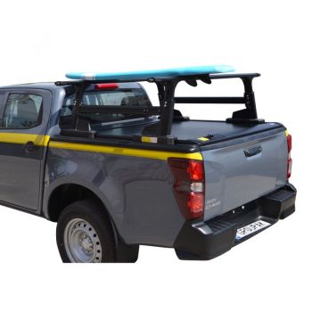 ΚΑΠΑΚΙ ΚΑΡΟΤΣΑΣ ΡΟΛΟ ΑΛΟΥΜΙΝΙΟΥ ΜΕ ΠΟΛΥΛΕΙΤΟΥΡΓΙΚΟ ROLL-BAR TEK 2 MAX 9080 ROLL+RB 460 MULTIFUNCTION ISUZU D-MAX 2021+