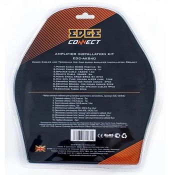 Κιτ Καλωδίων Για Ενισχυτή Edge ΕDC-ΑΚ840 8 ΑWG