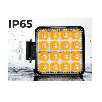 Προβολέας Εργασίας Τετράγωνος Mini FT-16 LED 12-40 Volt 50W 7000lm 6000k LEDBAR-001 1 Τεμάχιο