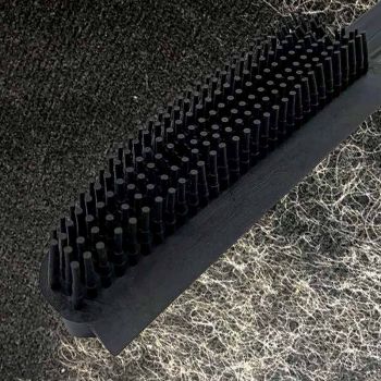 Βούρτσα Καθαρισμού Λαστιχένια Για Τρίχες / Χειροκαθαριστήρας Τζαμιών Σιλικόνης 2in1 Feral Detailing Pro 25x5cm