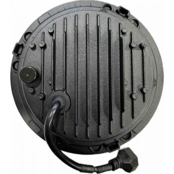 Μπροστινά Φανάρια Set Για Jeep Wrangler 96+ / Mercedes-Benz G-Class W463 / Hummer H1/H2 / Harley-Davidson Led Angel Eyes / DRL Projectors Μαύρα 7 led 2 Τεμάχια