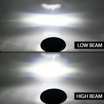 Μπροστινά Φανάρια Set Για Jeep Wrangler 96+ / Mercedes-Benz G-Class W463 / Hummer H1/H2 / Harley-Davidson Led Angel Eyes / DRL Projectors Μαύρα 13 led 2 Τεμάχια