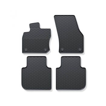 Λαστιχένια Πατάκια Geyer & Hosaja Για Skoda Kodiaq II 2024+ 4 Τεμάχια Μαύρα 924/4C