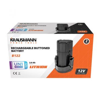 Καστάνια Mini 1/4" 12V Με Μπαταρία 2.0Ah Και Τσαντα Krausmann U78012-12S