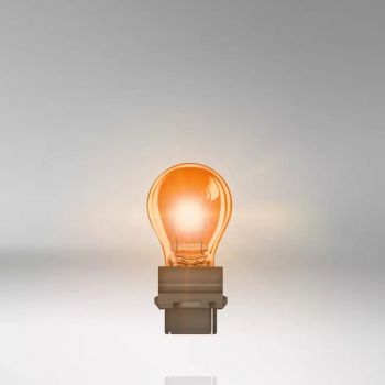 Λάμπα Φλας Αλογόνου PY27/7W WX2.5X16Q Πορτοκαλί 12volt 27/7 watt Osram Original 3757AK 1Τεμάχιο