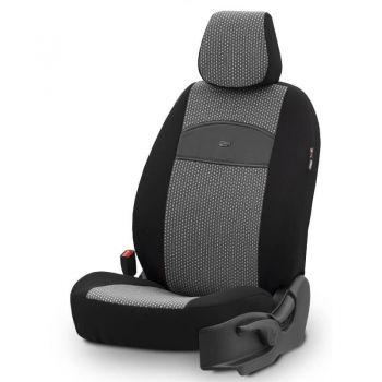 Καλύμματα Αυτοκινήτου Otom Smart Design Universal Ύφασμα / Δερματίνη Σετ Εμπρός / Πίσω 11 Τεμαχίων Μαύρο / Γκρι SLTSMT102-NZ