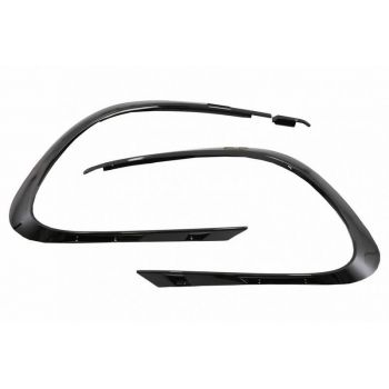 Splitters Μπροστινού Προφυλακτήρα Για Mercedes-Benz CLA W117 Facelift 16-18  Με Amg Line Προφυλακτήρα Piano Black 8 Τεμάχια