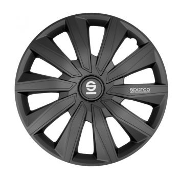 Τάσια Τροχών Milano 14'' μαύρο 4τμχ Sparco