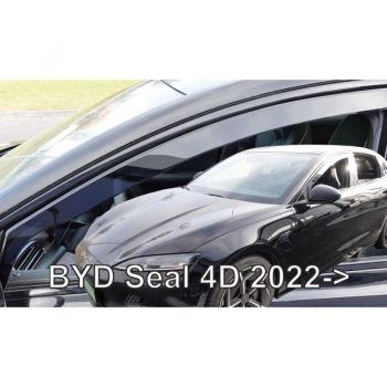 ΑΝΕΜΟΘΡΑΥΣΤΕΣ ΓΙΑ BYD SEAL 4D 2024+ ΖΕΥΓΑΡΙ ΑΠΟ ΕΥΚΑΜΠΤΟ ΦΙΜΕ ΠΛΑΣΤΙΚΟ HEKO - 2 ΤΕΜ.