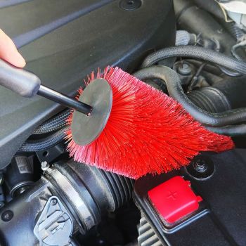 Βούρτσα Καθαρισμού Ζαντών Και Κινητήρα Detailing Pro Feral Κόκκινη 43.5cm 1 Τεμάχιο