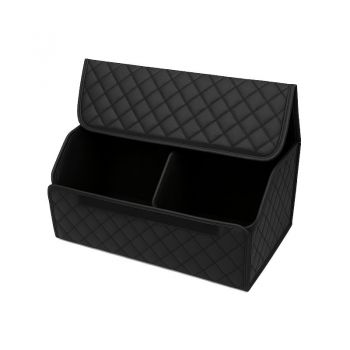 Θήκη Οργάνωσης Πορτ-Παγκάζ Αυτοκινήτου Μαύρη Δερματίνη 66x30x30cm