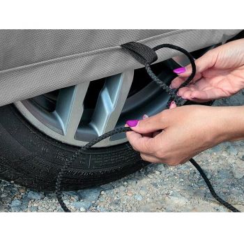 Κουκούλα Αυτοκινήτου Kegel Mobile Large Για Mercedes-Benz Vito 500-520cm x 172-180cm Γκρι