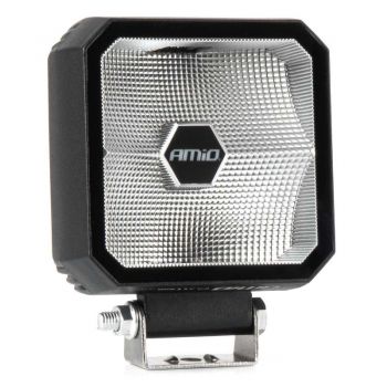 ΠΡΟΒΟΛΕΑΣ ΕΡΓΑΣΙΑΣ ΤΕΤΡΑΓΩΝΟΣ LED 30W 9>50V 3 ΧΡΗΣΕΩΝ ΛΕΥΚΟ ΦΩΣ 110x110x52mm AMIO - 1 Τεμ.