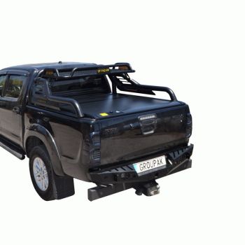 ΚΑΠΑΚΙ ΚΑΡΟΤΣΑΣ ΡΟΛΟ ΑΛΟΥΜΙΝΙΟΥ ΜΕ ROLL-BAR ΜΕ ΚΑΛΑΘΙ TEK 2 MAX 9080 ROLL+RB 424BL-BAS TOYOTA HILUX (VIGO) 2005+&2011+