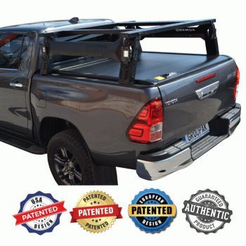 ΚΑΠΑΚΙ ΚΑΡΟΤΣΑΣ ΡΟΛΟ ΑΛΟΥΜΙΝΙΟΥ ΜΕ ROLL-BAR ΣΚΗΝΗΣ ΚΑΙ ΠΟΛΛΑΠΛΩΝ ΕΦΑΡΜΟΓΩΝ TEK 2 MAX 9080 ROLL+RB 418 TOYOTA HILUX REVO 2016+ & HILUX 2021+
