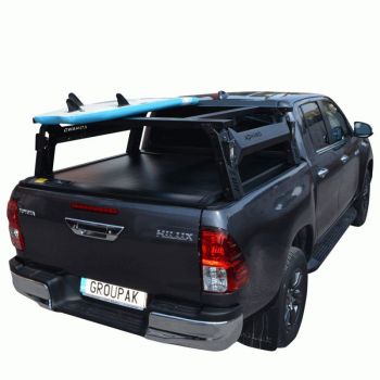 ΚΑΠΑΚΙ ΚΑΡΟΤΣΑΣ ΡΟΛΟ ΑΛΟΥΜΙΝΙΟΥ ΜΕ ROLL-BAR ΣΚΗΝΗΣ ΚΑΙ ΠΟΛΛΑΠΛΩΝ ΕΦΑΡΜΟΓΩΝ TEK 2 MAX 9080 ROLL+RB 418 TOYOTA HILUX REVO 2016+ & HILUX 2021+