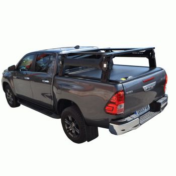 ΚΑΠΑΚΙ ΚΑΡΟΤΣΑΣ ΡΟΛΟ ΑΛΟΥΜΙΝΙΟΥ ΜΕ ROLL-BAR ΣΚΗΝΗΣ ΚΑΙ ΠΟΛΛΑΠΛΩΝ ΕΦΑΡΜΟΓΩΝ TEK 2 MAX 9080 ROLL+RB 418 TOYOTA HILUX REVO 2016+ & HILUX 2021+
