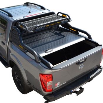 ΚΑΠΑΚΙ ΚΑΡΟΤΣΑΣ ΡΟΛΟ ΑΛΟΥΜΙΝΙΟΥ ΜΕ ROLL-BAR ΜΕ ΚΑΛΑΘΙ TEK 2 MAX 9080 ROLL+RB 424BL-BAS NISSAN NAVARA D23 NP300 2016+