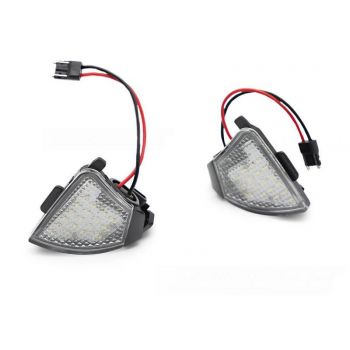 Φως Καθρέπτη Για  VW Golf (V) 03-08 / Passat B6 05-10 / Passat CC 08-12  / Sharan 7N 11-16 SMD Led 6000K Λευκά 2 Τεμάχια