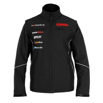 ΜΠΟΥΦΑΝ/ΤΖΑΚΕΤ ΜΑΚΡΥΜΑΝΙΚΟ LAMPA (XL) ΣΕ ΜΑΥΡΟ ΧΡΩΜΑ ΜΕ ΑΠΟΣΠΩΜΕΝΑ ΜΑΝΙΚΙΑ