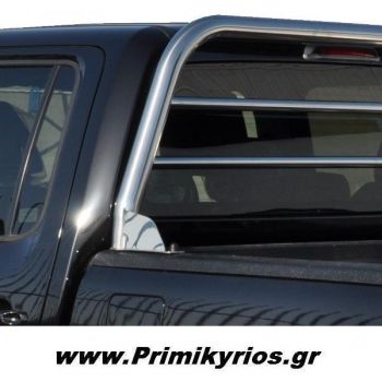 Roll Bar Toyota Hilux 2005+ Ενός Σκέλους με Σωληνωτή Σχάρα