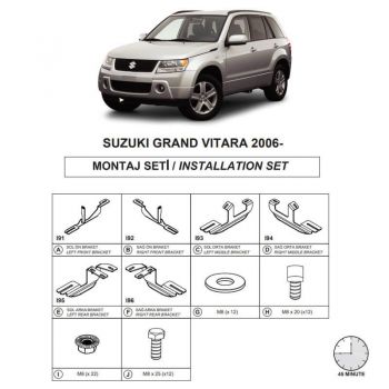 Βάσεις Πλαινών Σκαλοπατιών (Dma) Για Suzuki Grand Vitara 2006-2015 Suv Jt