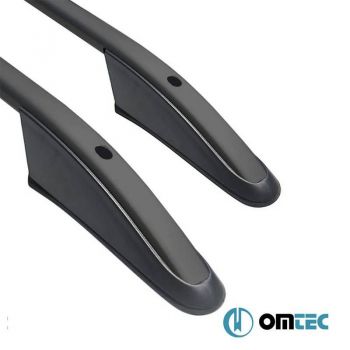 Μπάρες Οροφής Railing Για Mercedes-Benz Citan 2013-2021 MVN W415 /Renault Kangoo 2008-2021 MVN FC Μαύρες 2 Τεμάχια