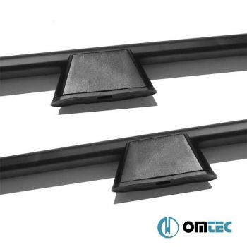 Μπάρες Οροφής Railing Για Mercedes-Benz Citan 2013-2021 MVN W415 /Renault Kangoo 2008-2021 MVN FC Μαύρες 2 Τεμάχια