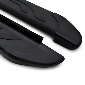 Πλαινά Σκαλοπάτια FABA (Black-183cm) 2 Τεμάχια Αλουμινίου Χωρίς Βάσεις